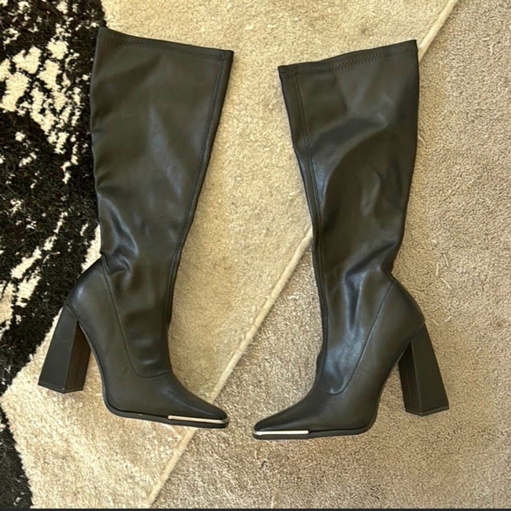 Black Leather Boots